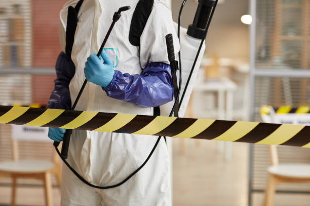 Professional Biohazard technician working in McDade, TX